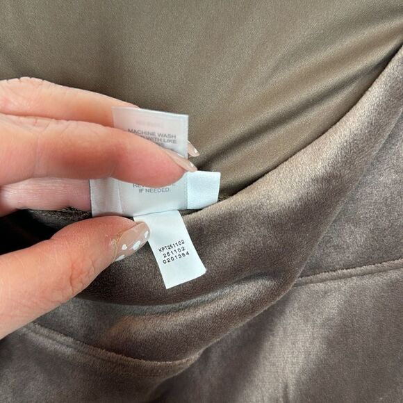 J.Jill Pure Jill Velvet Cropped Pull On Sleep Sweat Pants. Size XL Petite. - Picture 7 of 9